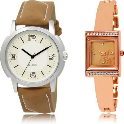 

The Shopoholic Stylist Designer Combo Pack 2 White And Rose Gold Dial Analog Watch For Boys And Girls Watch Formal Men Watch - For Men & Women