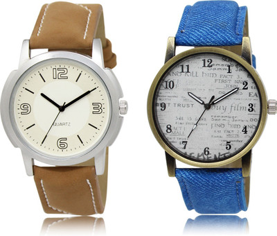 

The Shopoholic Stylist Designer Combo Pack 2 White Dial Analog Watch For Boys Watch For Men Stylish Black Watch - For Men