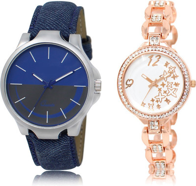 

The Shopoholic Fashionable Fancy CollectionÃÂ Blue And Grey And White Dial Analog Watch For Boys And Girls Watch Girls Fashion Watch - For Men & Women