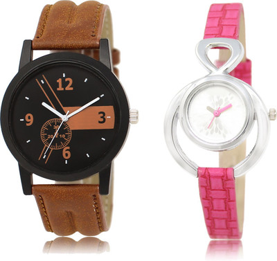 

The Shopoholic Stylist Designer Combo Pack 2 Black And Brown And Silver Dial Analog Watch For Boys And Girls Watchs Boys Watch - For Men & Women