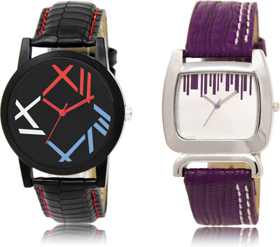 

The Shopoholic Fashionable Fancy CollectionÃÂ Black And Silver Dial Analog Watch For Boys And Girls Love Watch Watch - For Men & Women