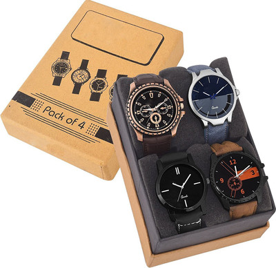 

Varni Retail super stylish designer combo of 4 for mens and boys Watch - For Men