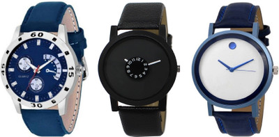 

TRUE KART ALK8060-Mens Exclusive (Casual+PartyWear+Formal) Designer Combo Watch - For Men