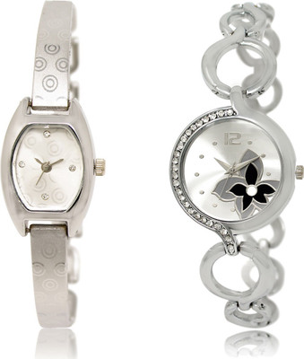 

The Shopoholic Latest Fashionable Silver Dial Analog Watch For Girls Girl Watch Fashion Watch - For Women
