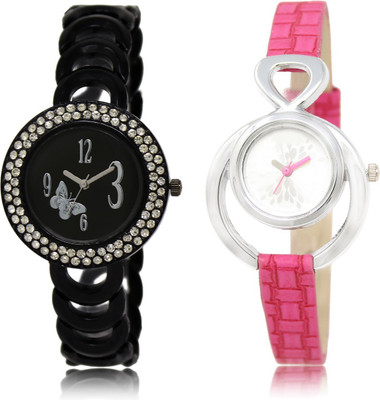 

The Shopoholic Best Combo Pack Black And Silver Dial Analog Watch For Girls Woman Watch Watch - For Women