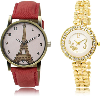 

The Shopoholic Best Combo Pack Pink And White Dial Analog Watch For Girls Girls Watches Of Watch - For Men & Women
