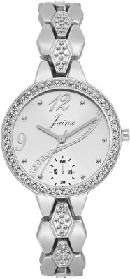 

JAINX JW585 Party Silver Dial Analog Watch - For Women