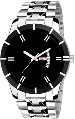 

DJ FINDER SDD-1 BLACK DIAL DAY AND DATE FUNCTIONING Watch - For Men