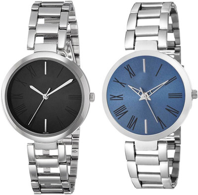 

Bright Fashion B- 0003 Black and Blue Dial New Unique Collection For Girls Watch - For Women