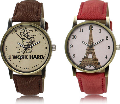 

The Shopoholic Latest Fashionable Brown And Pink Dial Analog Watch For Boys And Girls Watches Boys Watch - For Men