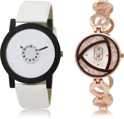 

The Shopoholic Stylist Designer Combo Pack 2 White And Silver Dial Analog Watch For Boys And Girls Newest Arrival Watch - For Men & Women