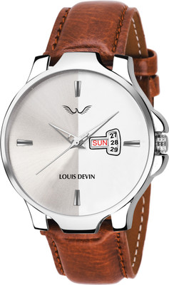 

LOUIS DEVIN LD-WT030-SLV-BRW Watch - For Men