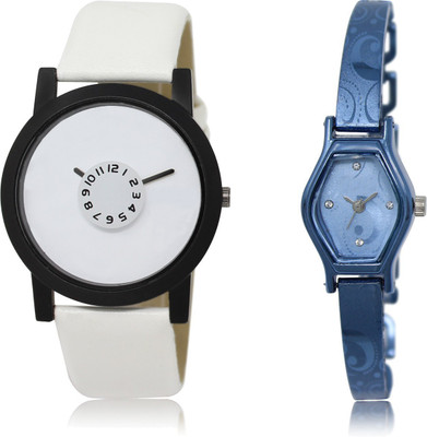 

The Shopoholic Stylist Designer Combo Pack 2 White And Blue Dial Analog Watch For Boys And Girls Watch For Mens Casual Watch - For Men & Women