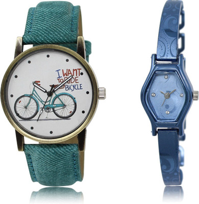 

The Shopoholic Latest Collection Fancy And Attractive White And Blue Dial Analog Watch For Girls Watches For Women Diamond Watch - For Men & Women