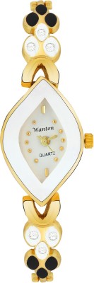 

WANTON Z4 Golden and White unique style and beautiful watch for women Watch - For Women