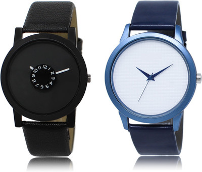 

The Shopoholic New Stylist Latest Black And White Dial Analog Watch For Boys Boys Stylish Watches Watch - For Men