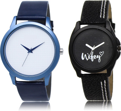 

The Shopoholic Stylist Designer Combo Pack 2 White And Black Dial Analog Watch For Boys And Girls Watches Men Stylish Watch - For Men & Women