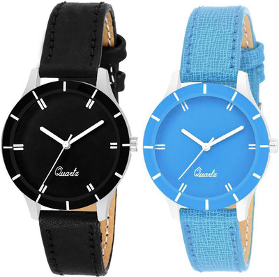 

whitebird WB-G605 Black Blue Watch - For Women