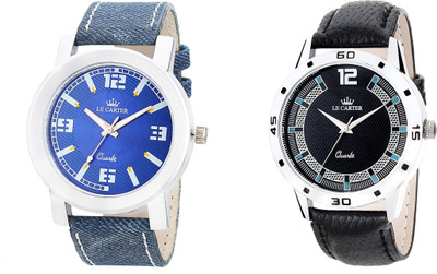 

Le Carter LCW-3013 Combo Leather Strap Watch - For Men