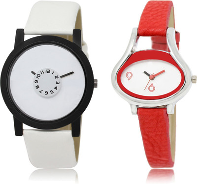 

The Shopoholic Stylist Designer Combo Pack 2 White Dial Analog Watch For Boys And Girls Stylish Watches For Men Watch - For Men & Women