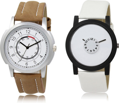 

The Shopoholic Stylist Designer Combo Pack 2 White Dial Analog Watch For Boys Watches For Men Stylish Watch - For Men