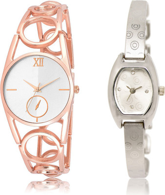

The Shopoholic New Stylist Latest Silver Dial Analog Watch For Girls Girl Watch New Watch - For Women