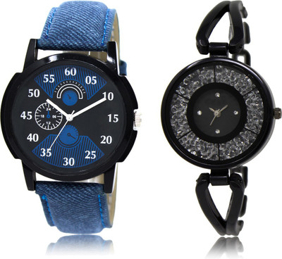 

The Shopoholic Fashionable Funky Look Black And Blue Dial Analog Watch For Boys And Girls Watch Girls Fashion Watch - For Men & Women