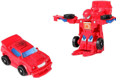 

Emob Mini 2 in 1 Automatic Transformer Converting Super Action Hero to Car Toy for Kids(Multicolor)
