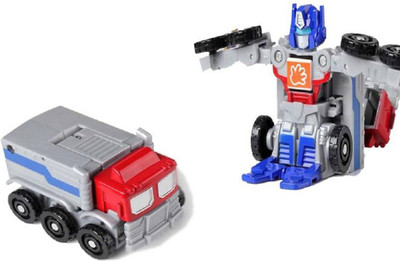 

Emob Automatic 2 in 1 Mini Superhero Action Figure Transformer Converting to Car Toy for Kids(Multicolor)