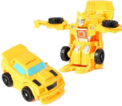 

Emob 2 in 1 Automatic Transformation Mini Super Power Action Hero Figure Car Toy for Kids(Multicolor)