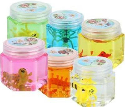 

ShopNGift DIY Crystal gel Clay Mud Magic Plasticine Slime Toy Sludge Toy animal figure(Transparent)