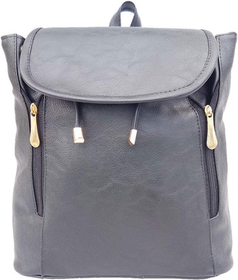 

Flair Bags PU Purse Mini Backpack Leather bag for Women & Girls ( 10 L Backpack(Grey)