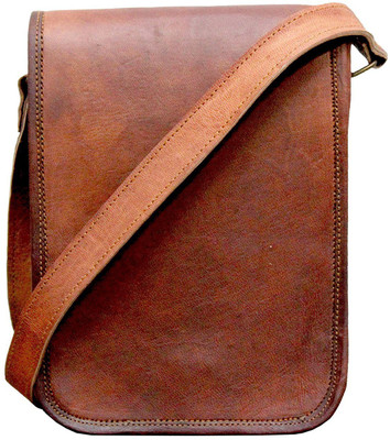 

Pranjals House Boys & Girls Casual Brown Genuine Leather Sling Bag