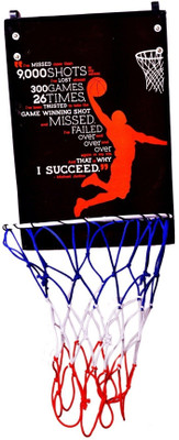 

SPORTSHOLIC Hangable Basketball Ring For Basket Ball SIze 5 For Indoor Use Basketball Ring(5 Basketball Size With Net)