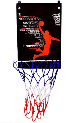 

SPORTSHOLIC Hangable Basketball Board Ring For Basket Ball SIze 7 For Indoor Use Basketball Ring(5 Basketball Size With Net)