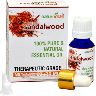 

Naturoman Sandal Wood Pure and Natural Therapeutic Grade Essential Oil For Memory Booster, Anti(15 ml)