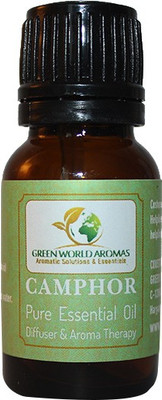 

Green World Aromas Camphor Pure Essential Oil Diffuser & Aroma Therapy(13 ml)