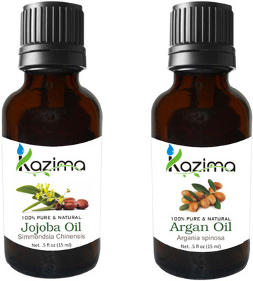 

KAZIMA Moroccan Argan Carrier Oil and Jojoba Carrier Oil ( Each 15ml )(15 ml)