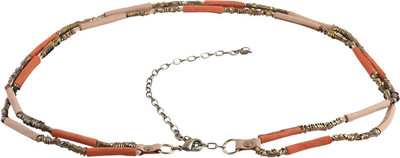 

Go India Store Women Multicolor Metal Belt, Beige