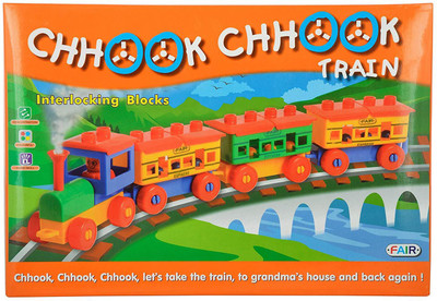 

fair CHOOK CHOOK TRAIN (24 Pcs)(Multicolor)