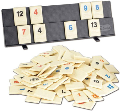 

Happy GiftMart Rummy Tile Board Game Family Party Travel Fun Rummikub Set Board Game
