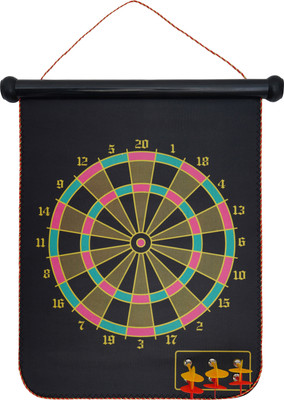 

Arrowmax MAGNETIC DARTBOARD 15 inch Dart Board(Black)
