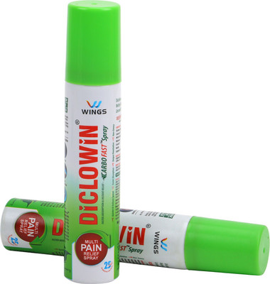 

DiCLOWiN Carbofast Multi Pain Relief Spray 55 + 55 gm = 110gm Spray(55 g)