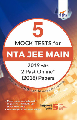 5 Mock Tests for Nta Jee Main with 2 Past Online (2019) Solved Papers(English, Paperback, unknown)