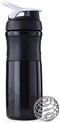 

Xerobic Loop Top Protein Shaker Bottle Cup, Spring Shaker Ball Included 760 Shaker(Pack of 1, Clear)