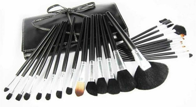 

MAC BB plus IMPORTED PROFESSIONAL ORIGINAL WASHABLE MAKEUP 24 BRUSH SET FOR ALL TYPE MAKEUP (Pack of 24)(Pack of 24)