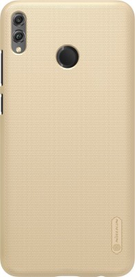 Nillkin Back Cover for Huawei Honor 8X Frosted Hard Dotted Back(Gold, Hard Case)