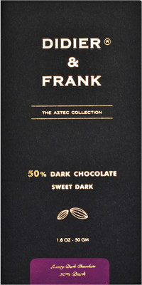 

Didier & Frank 50% Dark Chocolate - 50g (Luxury Sweet Dark Chocolate) Bars(50 g)