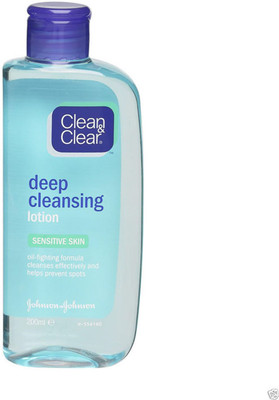 Clean & Clear Deep Cleansing Lotion, Sensitive Skin - 150ml(150 ml)