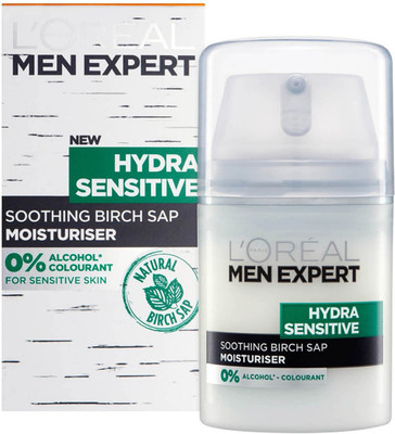 

L'Oreal Men Expert Hydra Sensitive Soothing Birch Sap Moisturiser - 50ml(50 ml)